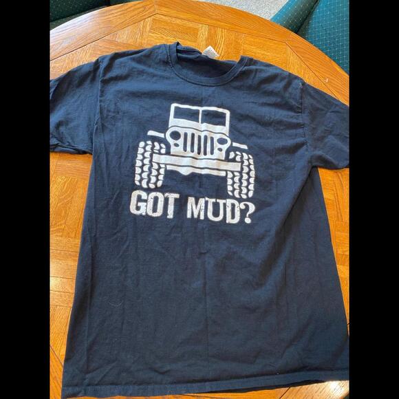 Jeep wrangler jku tj cj got mud 4x4 off road t-shirt large - Picture 2 of 2